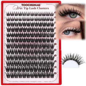 TOOCHUNAG before and after creating a wispy, natural volume look