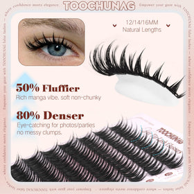 TOOCHUNAG close-up of cluster tips highlighting natural texture