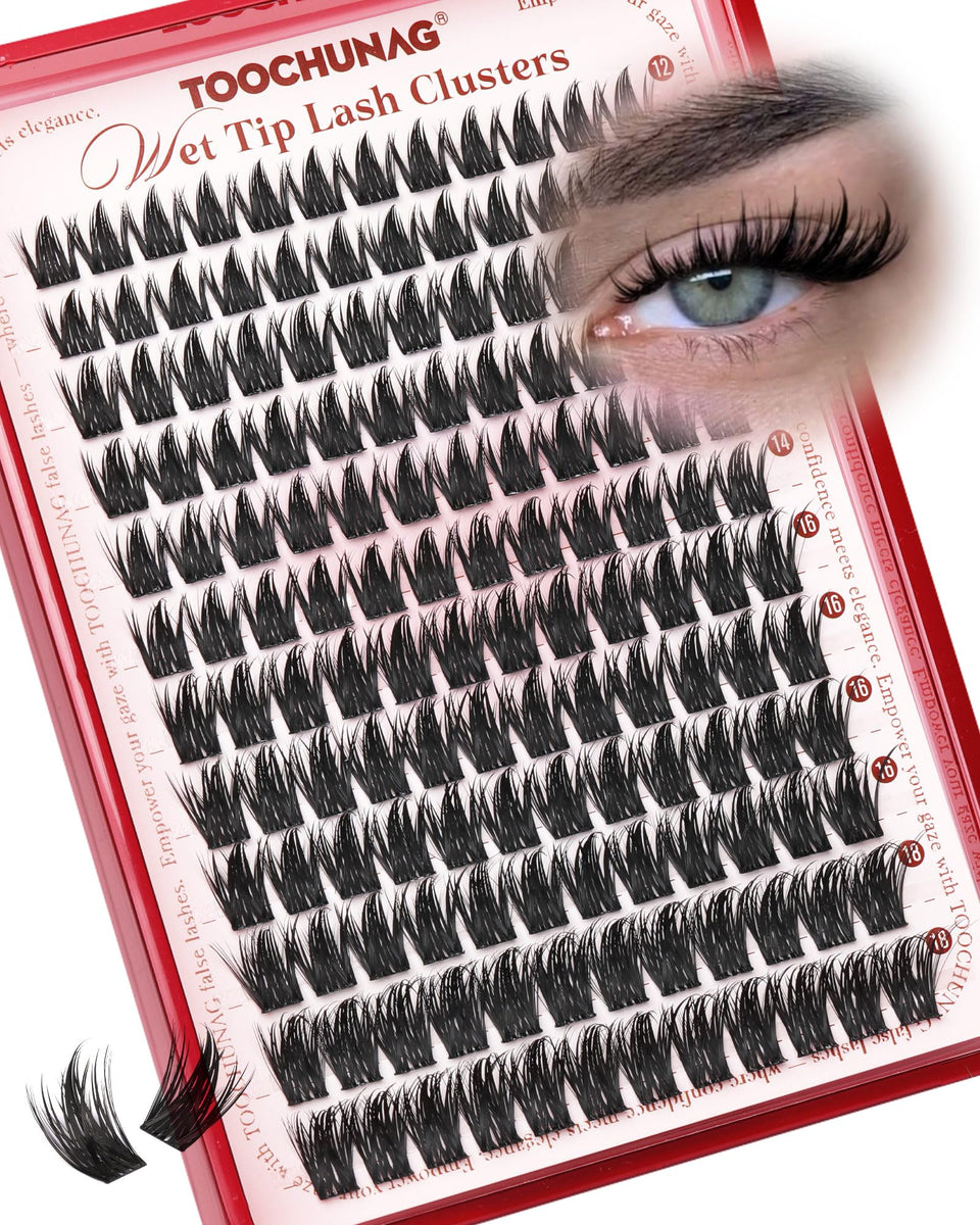 TOOCHUNAG front packaging showing 144pcs and lengths, clear product info benefit