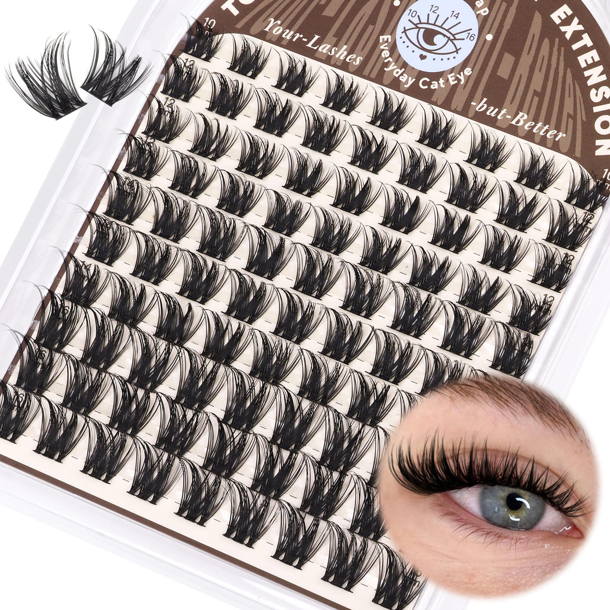 TOOCHUNAG front packaging showing cluster tray and lengths, easy selection benefit