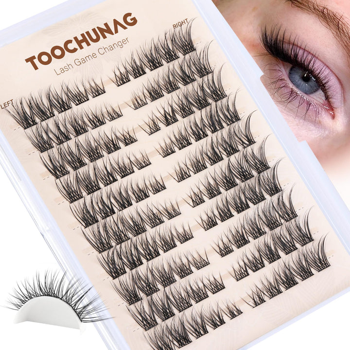 TOOCHUNAG front packaging showing 100pcs clusters and lengths