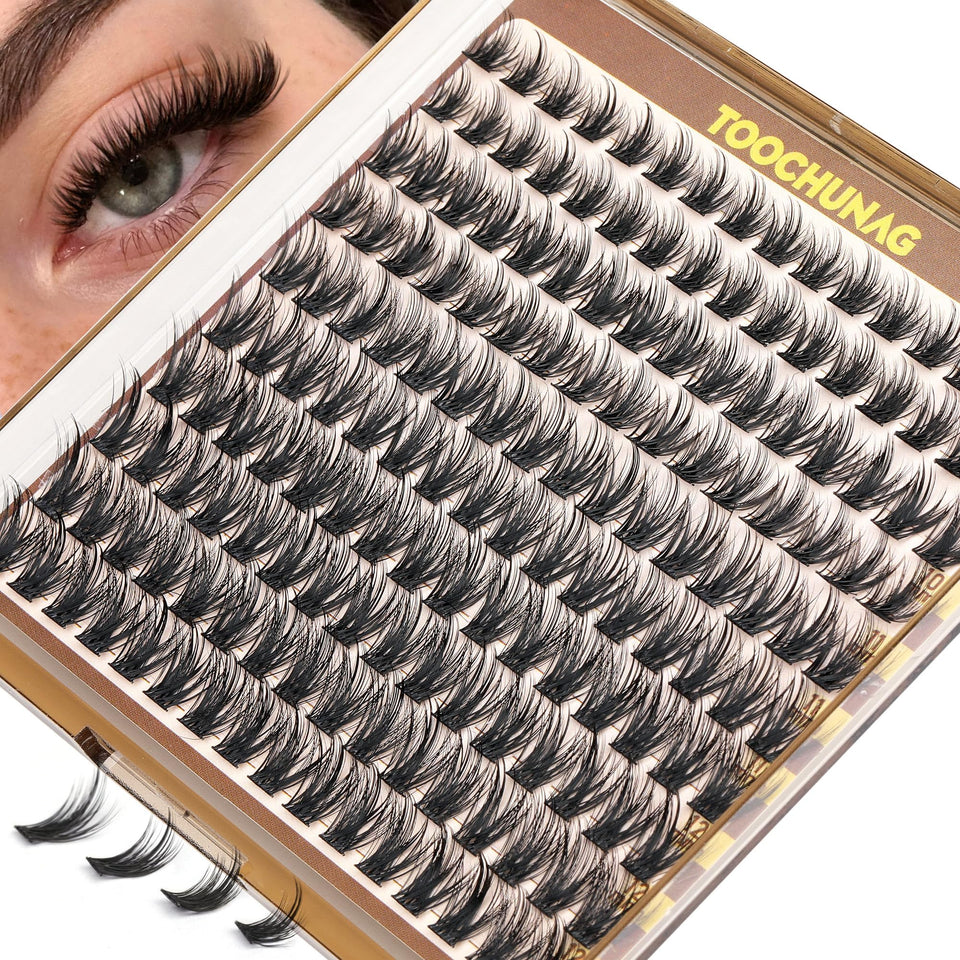 TOOCHUNAG front packaging displaying 160pcs clusters for value