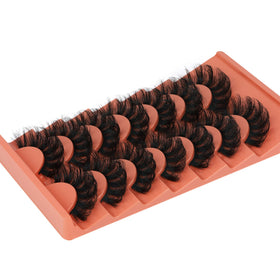 TOOCHUNAG lashes beside ruler demonstrating 20–22mm dramatic length
