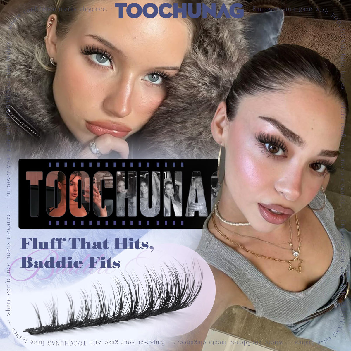 TOOCHUNAG side view on eye showing lifted D curl and open look