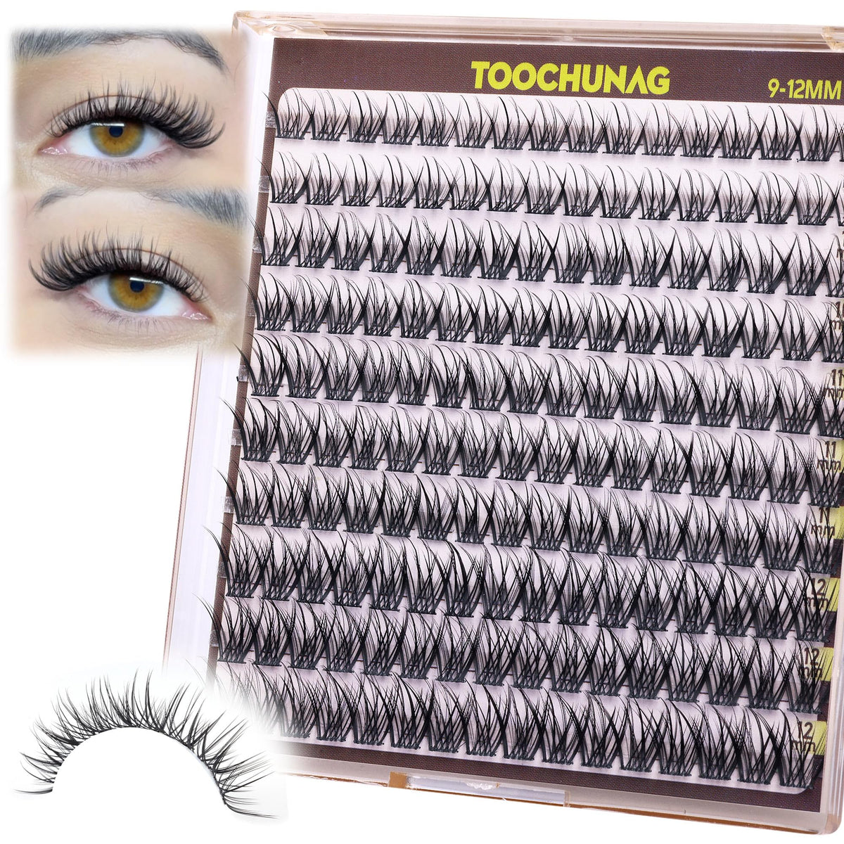 TOOCHUNAG size comparison next to tweezers showing easy handling