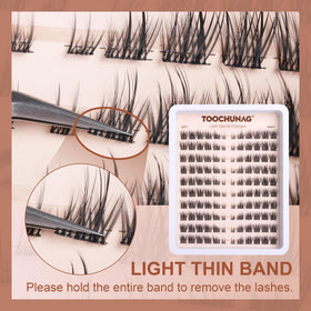 TOOCHUNAG worn side profile shows finished cat-eye effect enhancing eye shape benefit