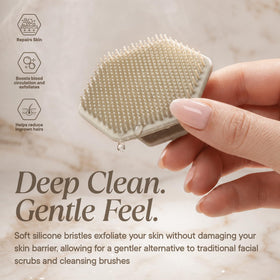 TOOLETRIES cleaning around beard area for improved shave prep