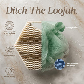TOOLETRIES ergonomic non-slip handle detail for secure grip in wet showers