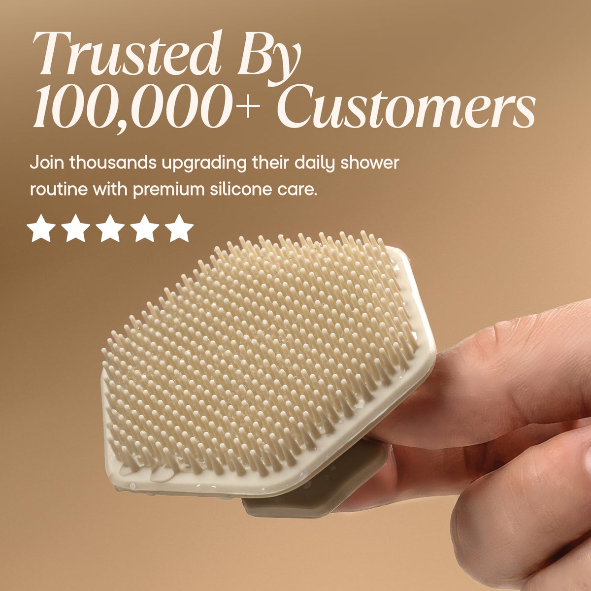 TOOLETRIES held in hand to show compact size and travel convenience