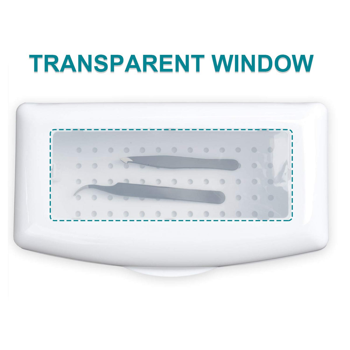 TOPCOMWW sterilizer box basket lifted demonstrating drip-free instrument removal benefit