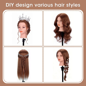 TopDirect hair length and flow close-up depicting realistic movement benefit