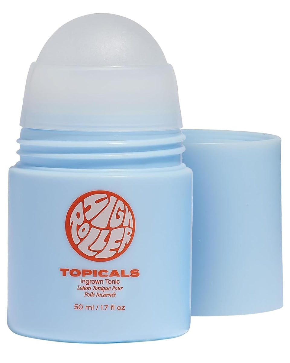 Topicals High Roller front packaging showing bottle and label, clear benefit of easy identification