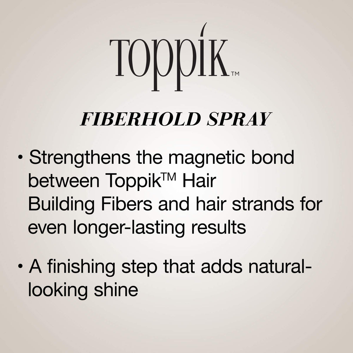 Toppik FiberHold 4oz beside everyday items for size reference and convenience