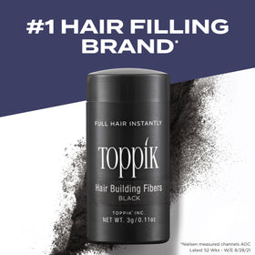 TOPPIK keratin fiber close-up texture showing natural blending benefits