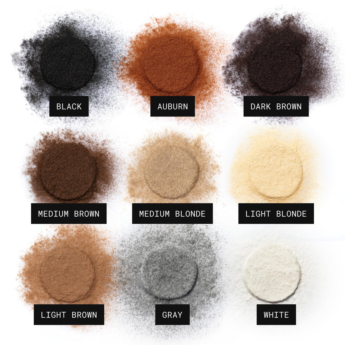 TOPPIK fibers on hairline detail showing realistic blend and natural finish benefit