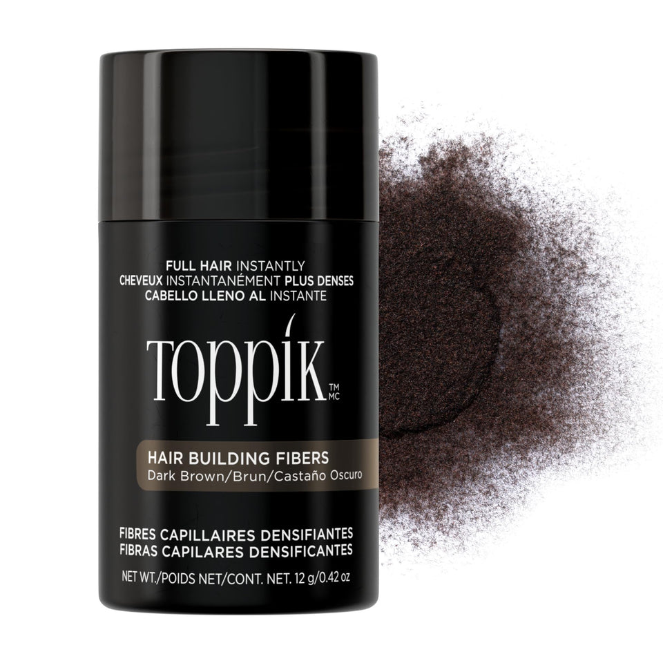 Toppik front packaging showing product and label benefits