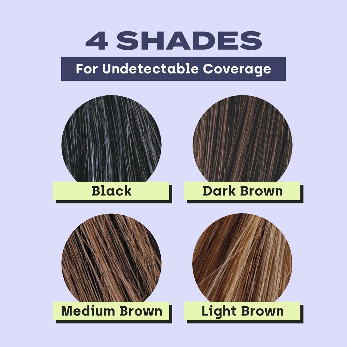 TOPPIK label detail highlighting shade information and usage benefits