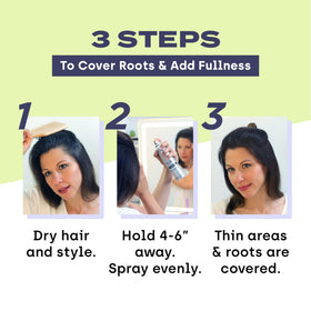 TOPPIK bottle next to hand illustrating the 5.1 oz size