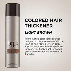 TOPPIK spray nozzle detail for controlled root touch-up application
