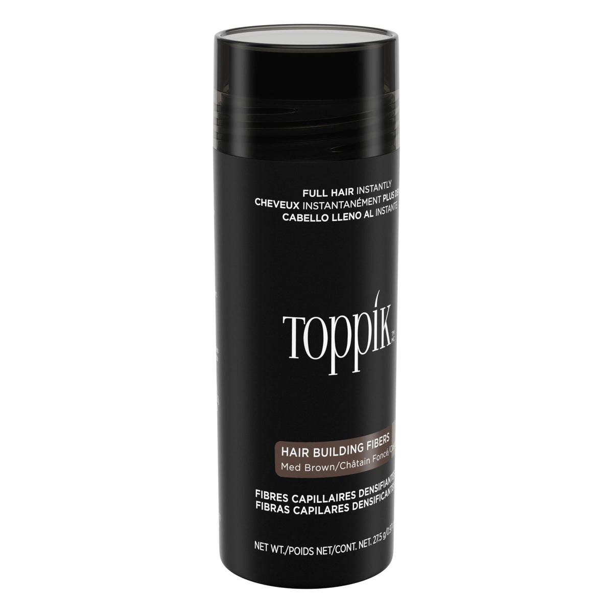 Toppik before and after showing fuller-looking partline benefit