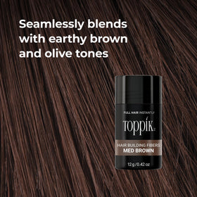 Toppik used for roots touch-up giving natural concealment between colorings