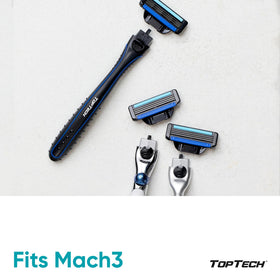 Toptech blade edge detail showing three blades for efficient cutting