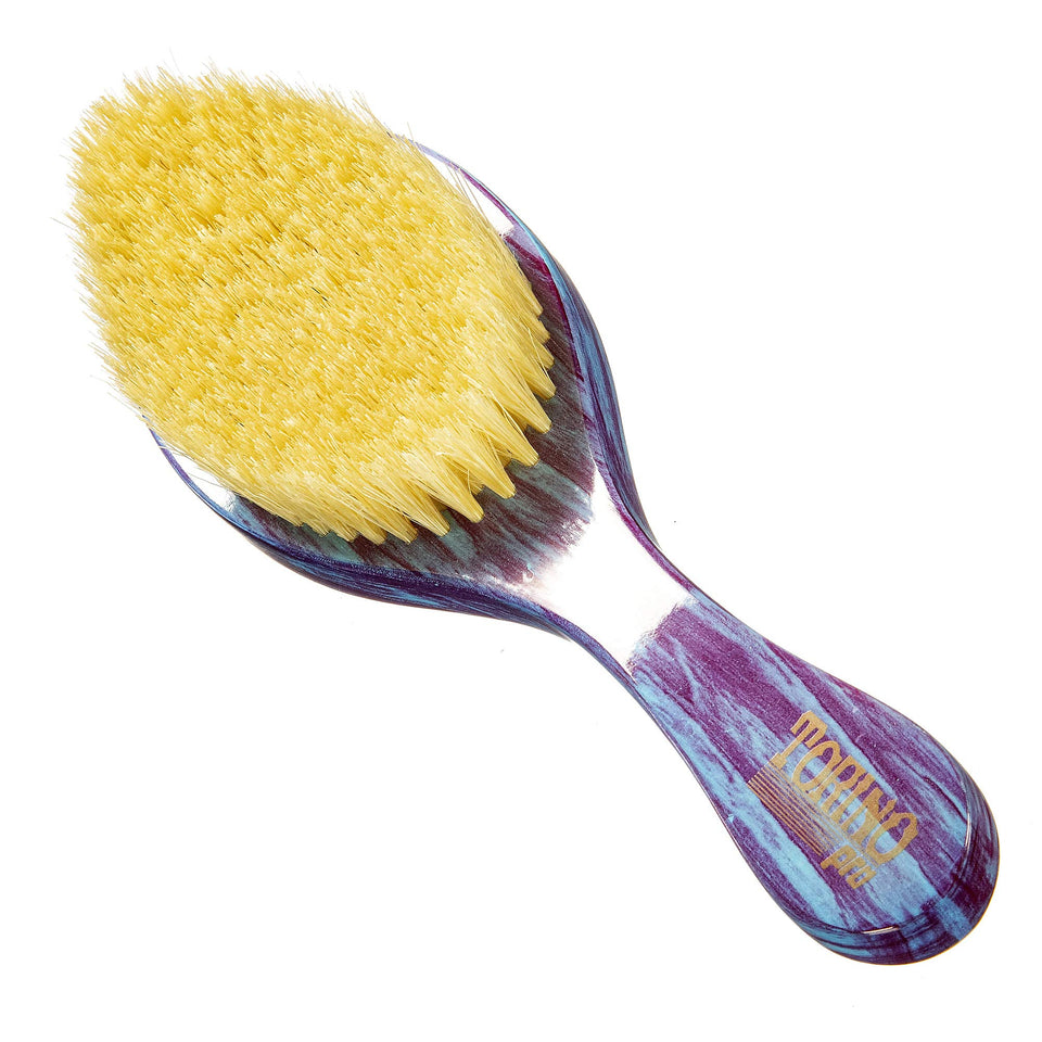 TORINO PRO WAVE BRUSHES BY BRUSH KING front packaging showing brush and benefits