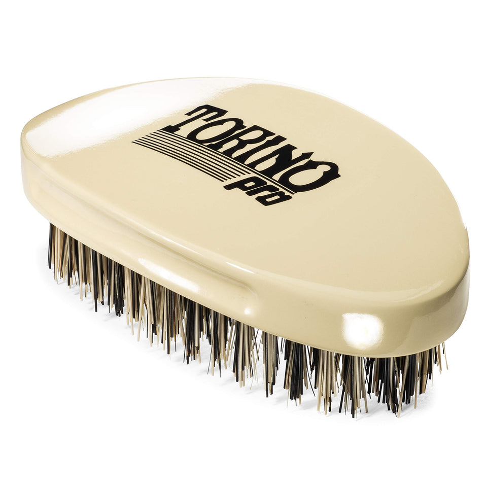 Torino Pro Wave Brush front view showing glossy finish and durable build for lasting waves