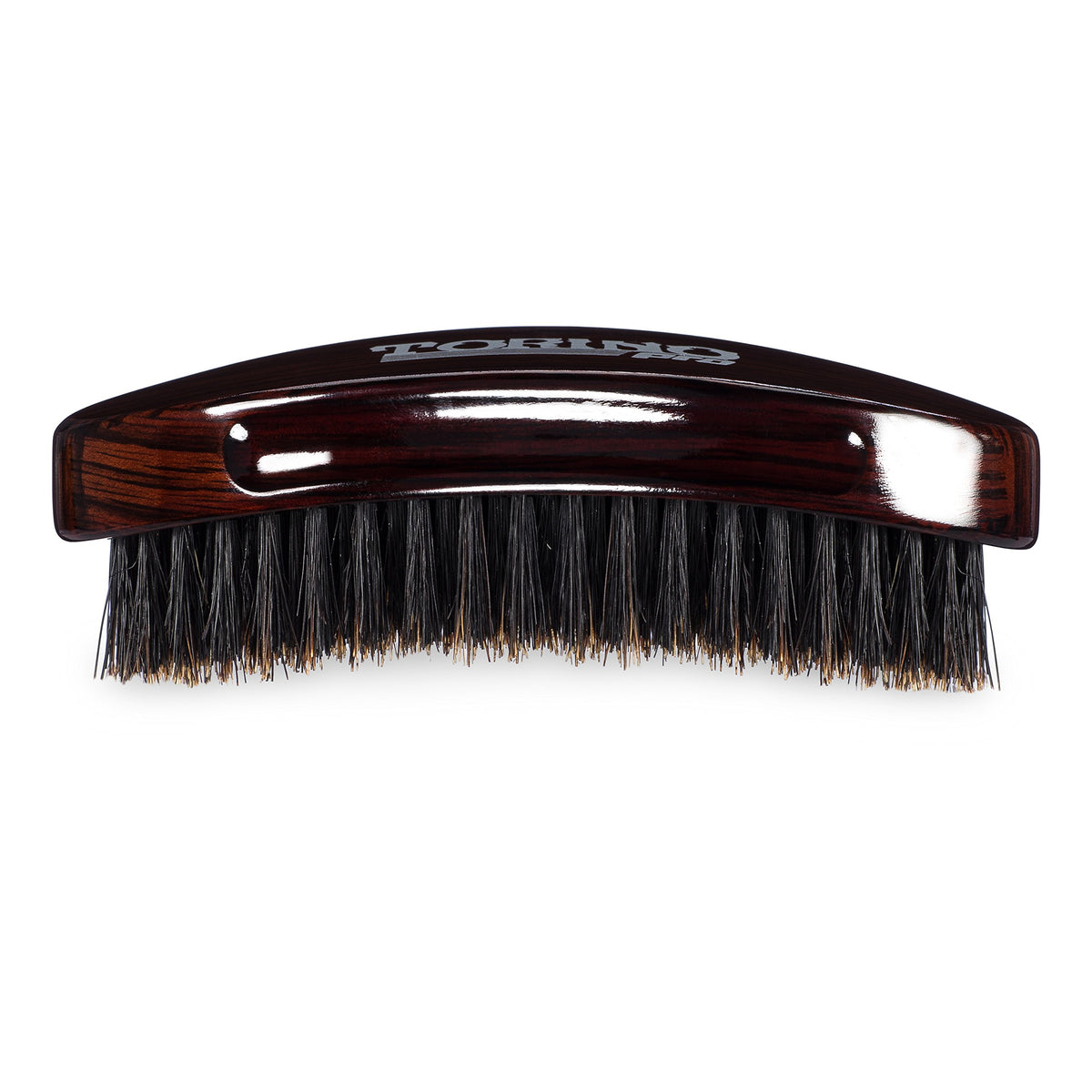 TORINO PRO TP730 boar bristle close-up highlighting medium firmness and durable pull for faster waves