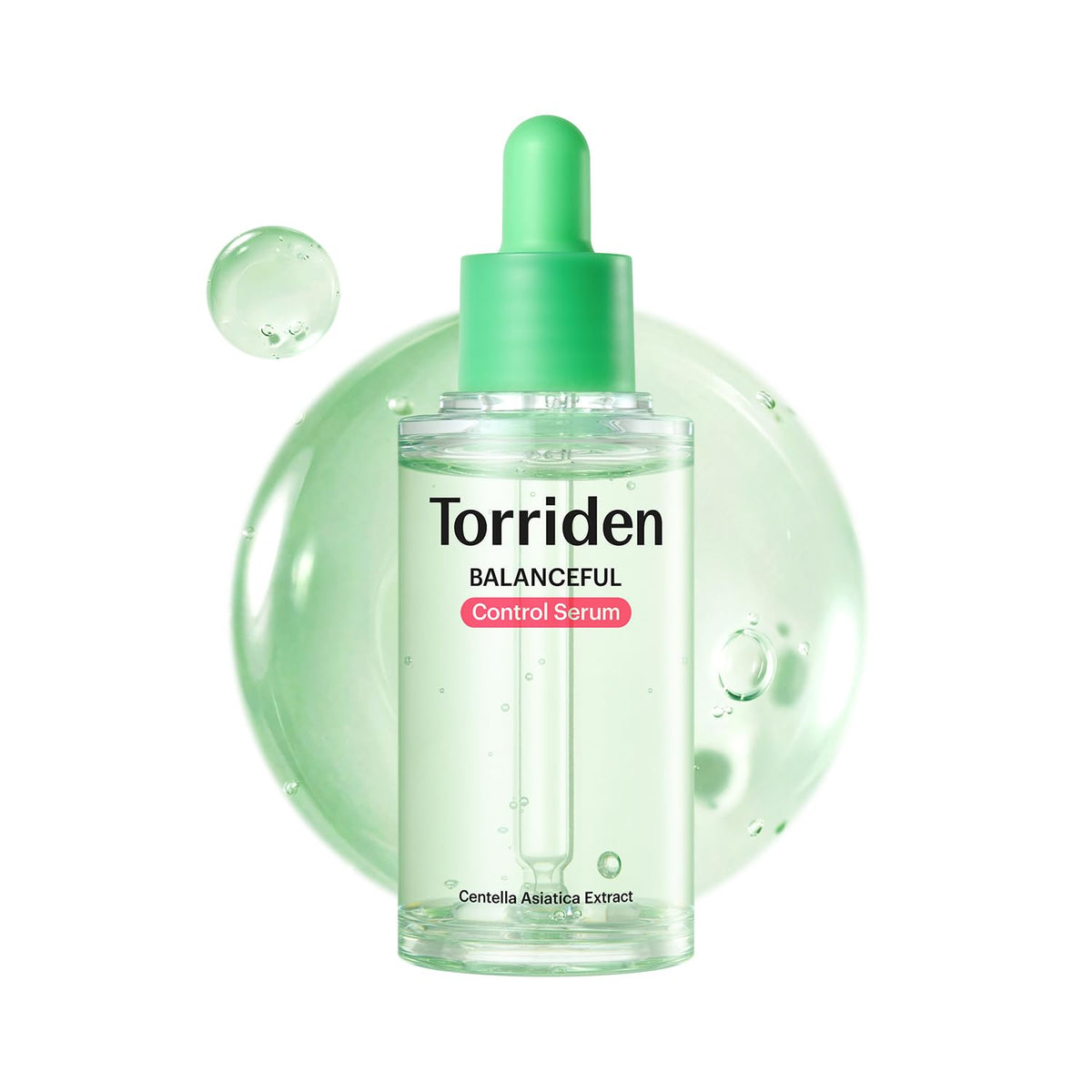 Torriden front packaging showing bottle and clean design for clear benefits