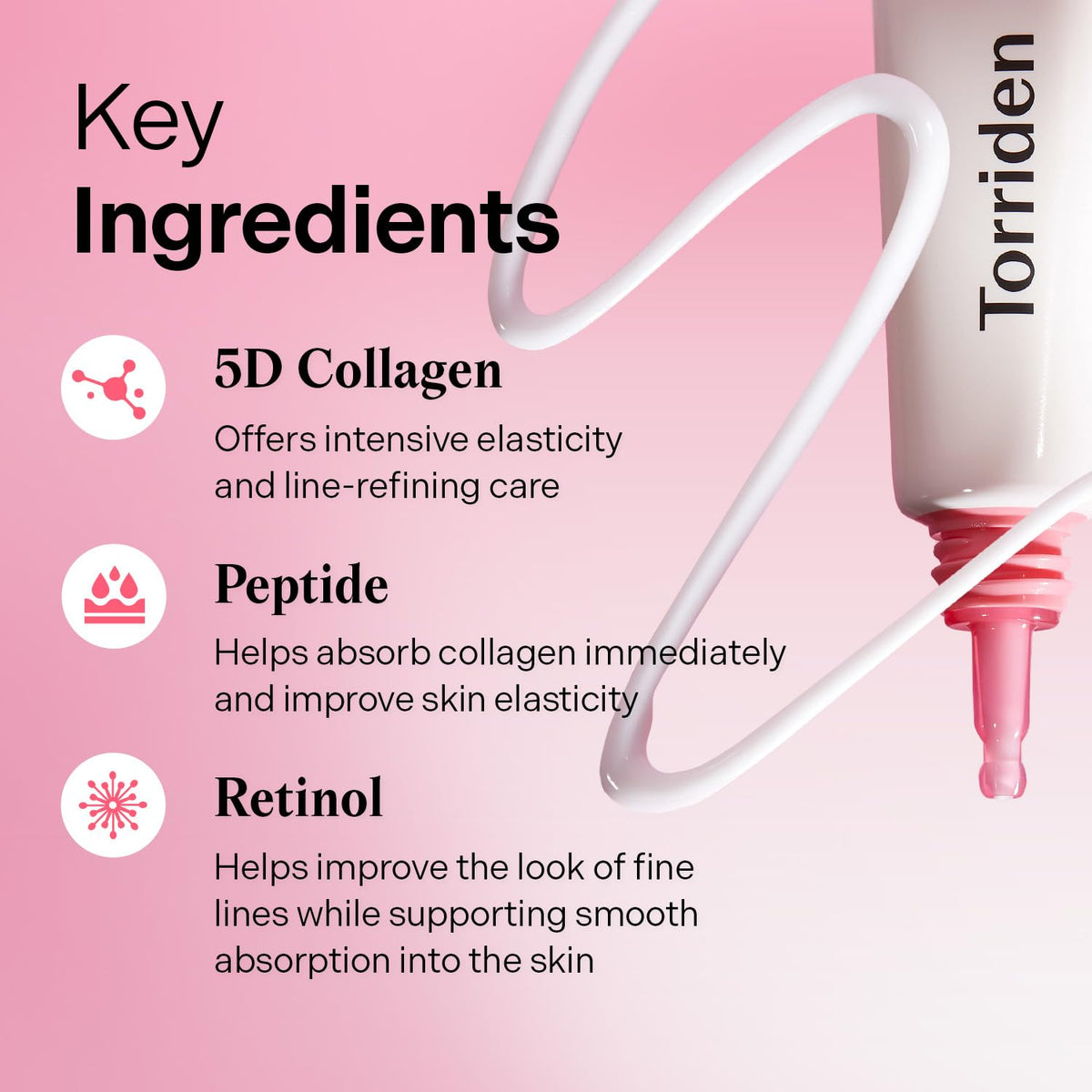 Torriden CELLMAZING applied on hand to illustrate absorbent, non-greasy feel