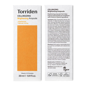 Conceptual before and after skin texture improvement with Torriden ampoule