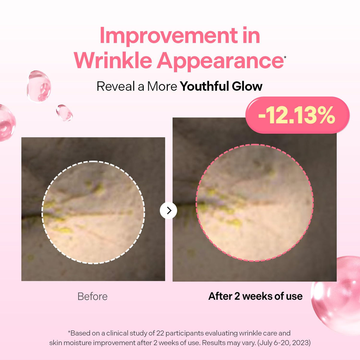 Close-up swirl of Torriden cream highlighting rich collagen hydration