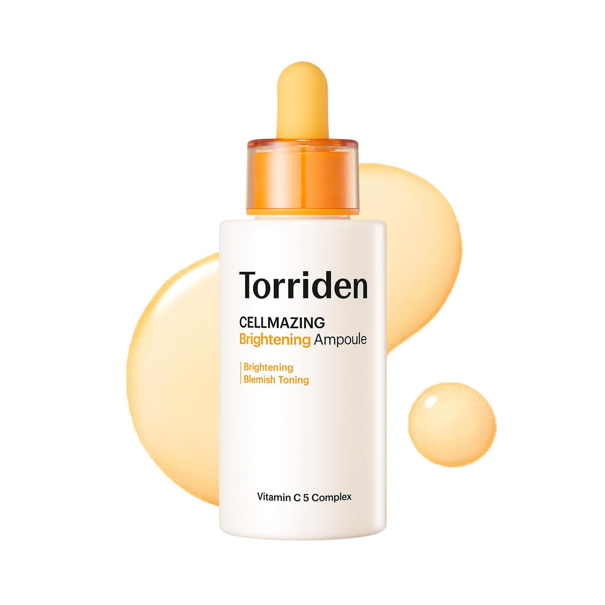 Torriden front packaging showing bottle and box, highlights clean design