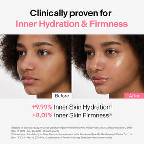 Torriden ingredient label close-up, highlighting 5D collagen and peptide complex benefits
