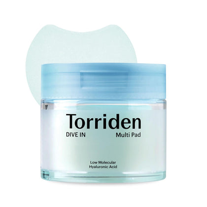 Torriden front packaging showing the 80-pad pack and clarity benefits