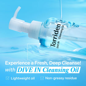 Torriden oil texture close-up demonstrating smooth glide