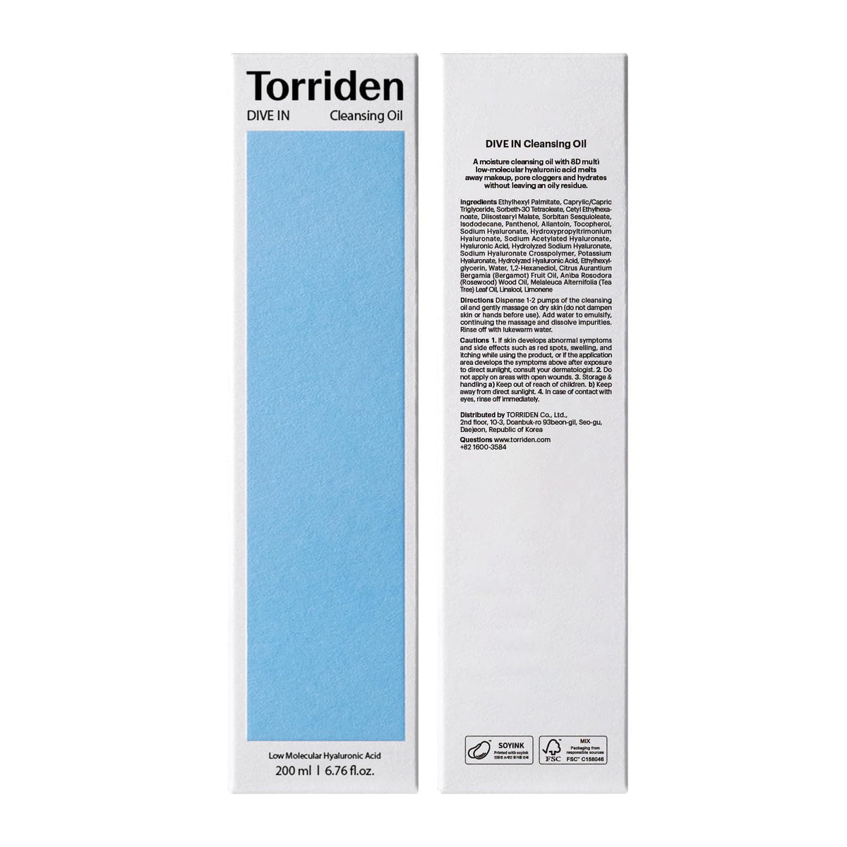 Torriden recycled bottle focus promoting sustainable packaging