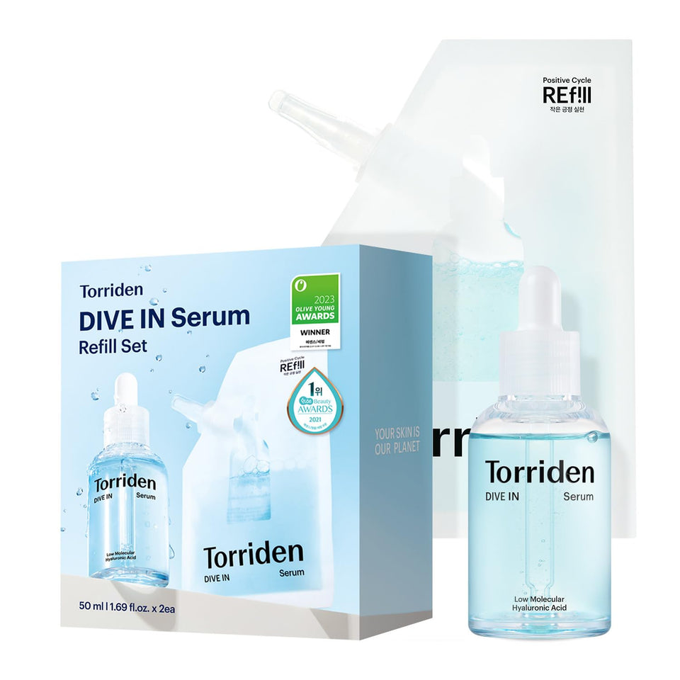 Torriden bottle front view showing clean hydration benefits