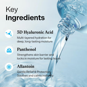 Pouring Torriden toner into hand showing lightweight hydration application
