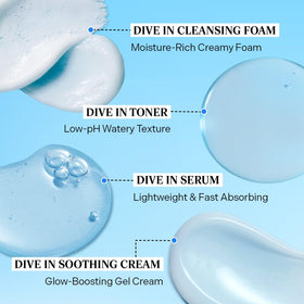 Torriden facial toner pouring texture demonstrating lightweight absorption