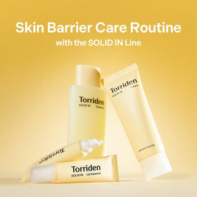 Torriden tube placed on a bedside table suggesting overnight lip care routine