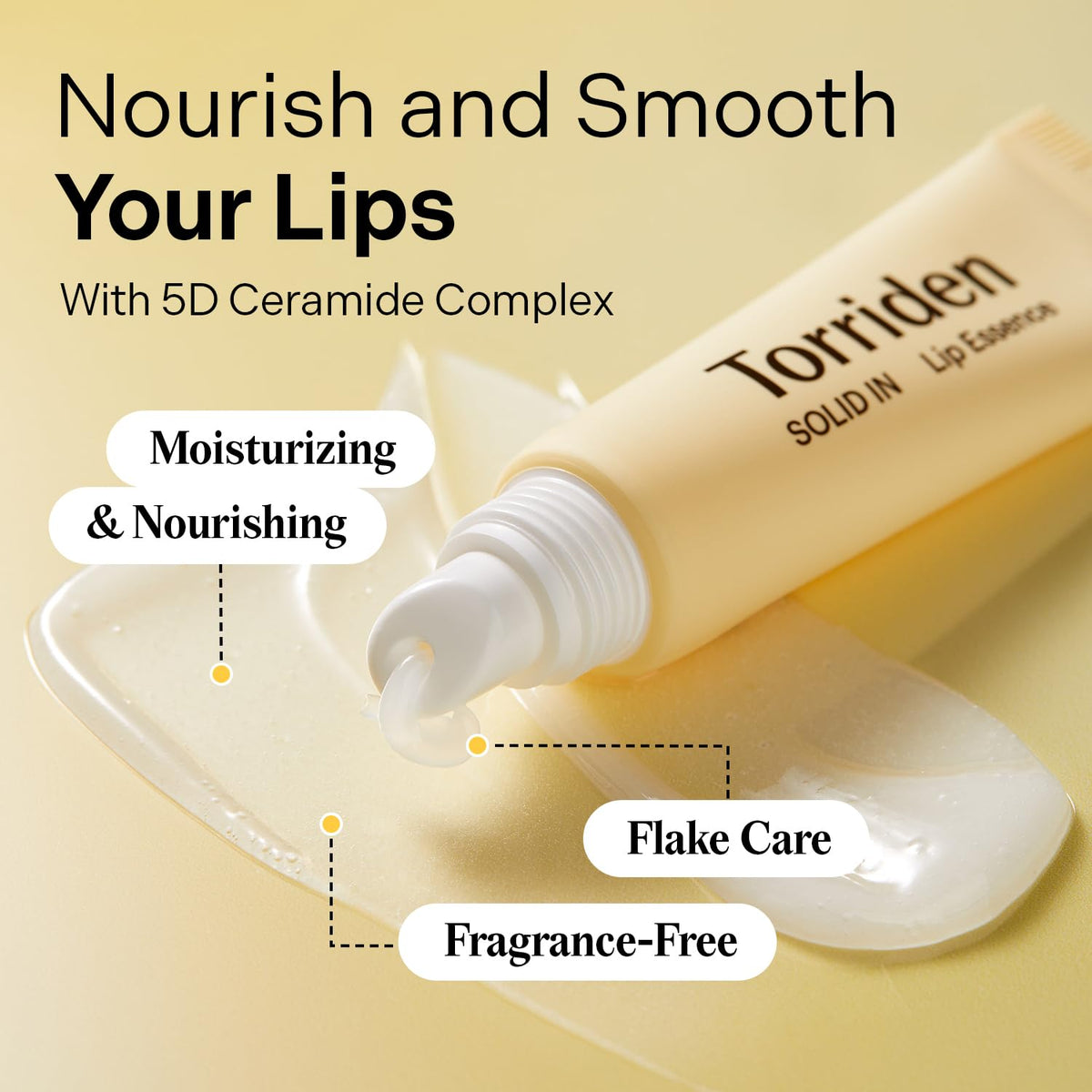 Torriden open applicator with gel texture demonstrating smooth, non-sticky glide