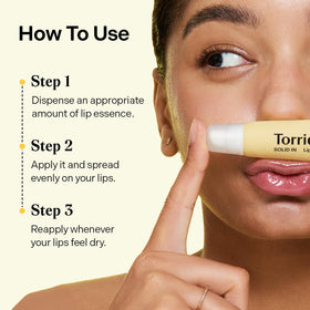 Torriden tube label close-up displaying recycled materials and vegan claim