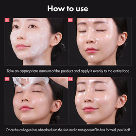 TOSOWOONG collagen ingredient bottle illustrating low molecular weight absorption