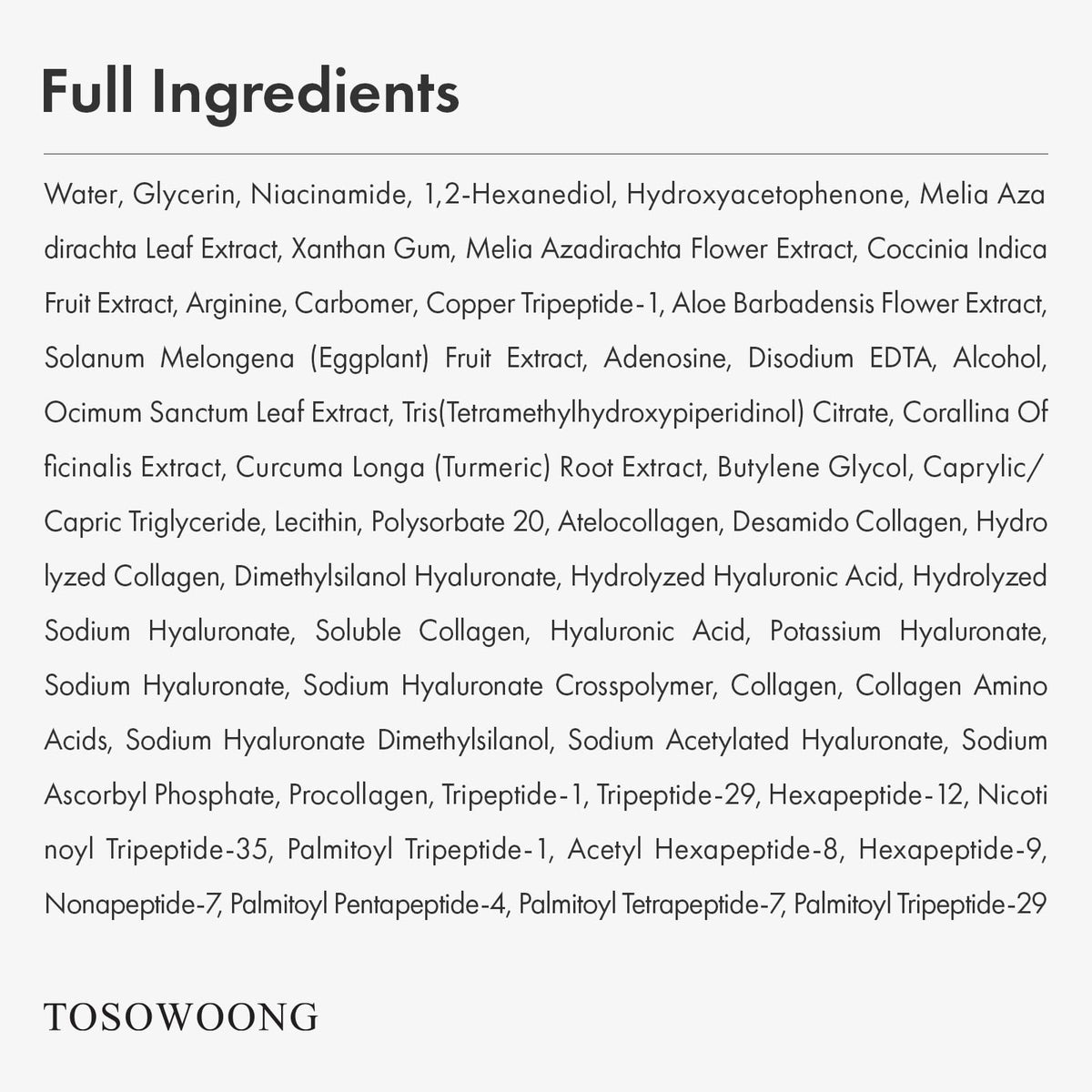 TOSOWOONG serum on bathroom vanity suggesting daily routine benefit