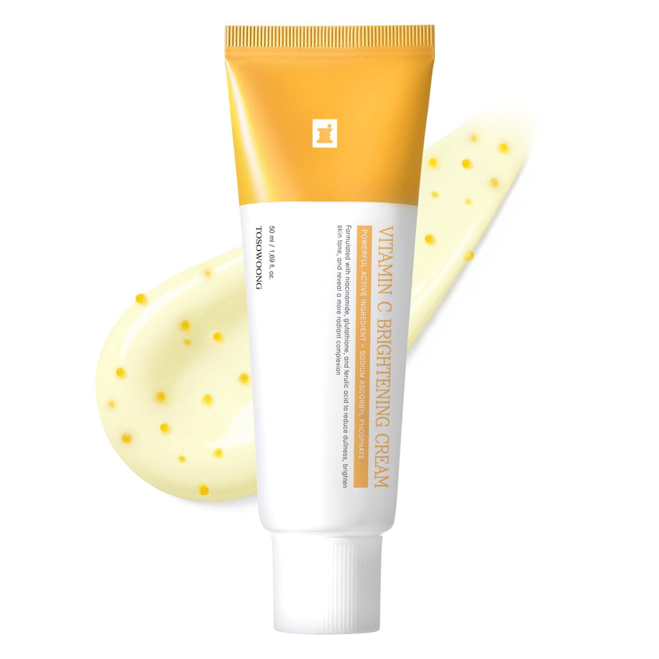 TOSOWOONG front packaging showing product and benefit of brightening