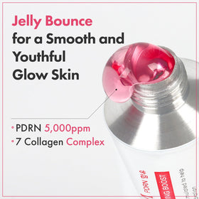 TOSOWOONG cream spread on hand showing lightweight texture and glow