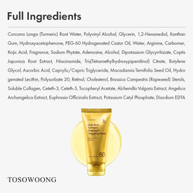 TOSOWOONG 75 ml tube next to a coin for size and scale, helps set usage expectations