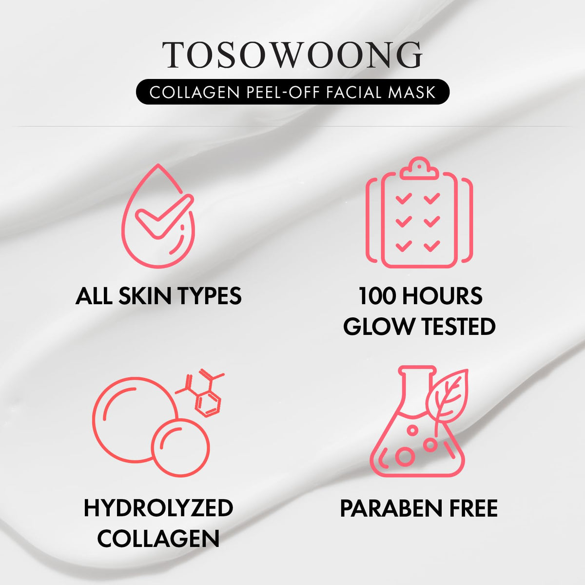 TOSOWOONG 50ml jar in hand conveying true size and travel-friendly benefit